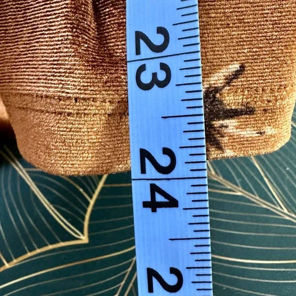 House of Harlow x Revolve Women Mustard Yellow Floral Velvet Franz Mini Dress S - Picture 9 of 10